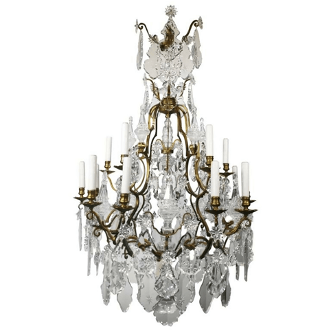 baccarat style chandelier